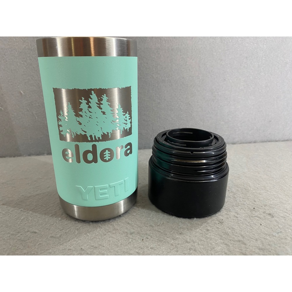 YETI Rambler 12 oz Bottle HotShot Cap Seafoam Eldora Mountain Nederland CO
